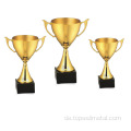 Custom Plated Gold with Silver Event Award Trophy